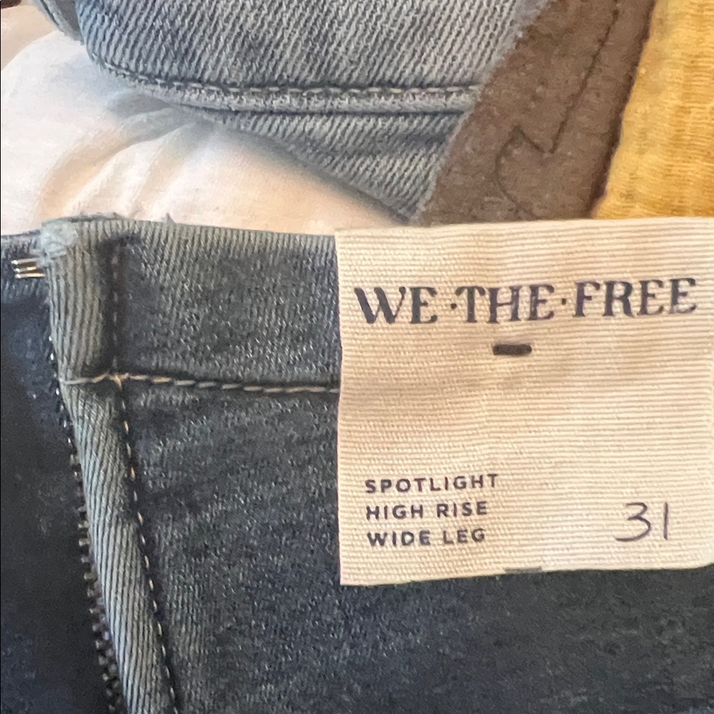 Free People Dark Blue Flare Jeans - Picture 4 of 6